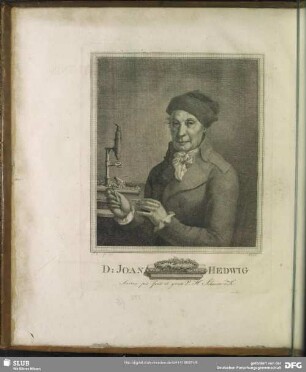 D: Joan. Hedwig Animo pio fecit et grato V. H. Schnorr v. K.
