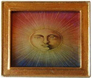 Werner Rohde, Goldene Sonne auf Rötlich-Grünlich