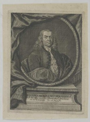 Bildnis des Johann Hieronymus Hermann