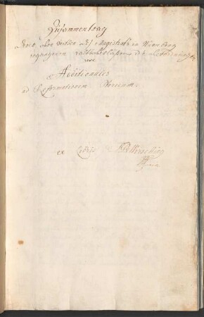 Additionales ad Reformationem Noricam - ex libris Th Wirching - Provinzialbibliothek Amberg 2 Ms. 32