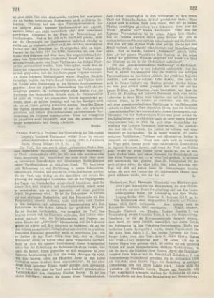 221-222 [Rezension] Thieme, Karl, Luthers Testament wider Rom in seinen Schmalkaldischen Artikeln