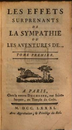 Les effets surprenants de la sympathie ou les aventures de ..., 1