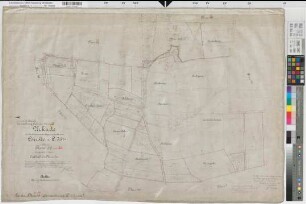 Dülmen (Dülmen), Zusammenlegung Leuste, Urkarte Flur 58/66