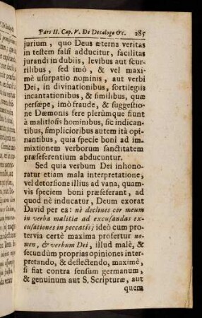 285-293, Sed quia verbum Dei inhonoratur ...