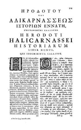 Liber Nonus, Qui Inscribitur Calliope.