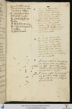 [55rb] Stiftungen der Jahre 1594, 1598 und 1599.
