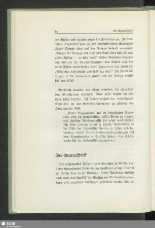 Der Generalstreik