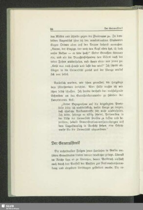 Der Generalstreik