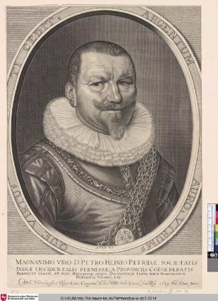 Magnanimo Viro D. Petro Heinio Petridae [Porträt des Piet Heyn, Admiral der Niederländischen Flotte]