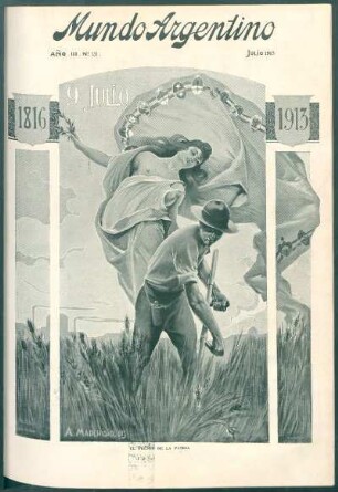 1816 - 9. Julio - 1913 [Cuadro] : El premio de la patria