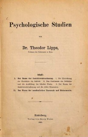 Psychologische Studien