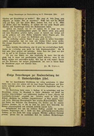 Einige Bemerkungen zu Neubearbeitung der II. Niederrheinischen Fibel