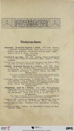 Niedersachsen (Nr. 1-112)