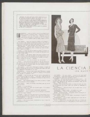 La ciencia en el amor : (En rueda íntima)