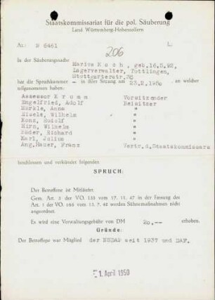 Koch, Marius