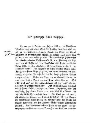 Der historische Hans Kohlhase