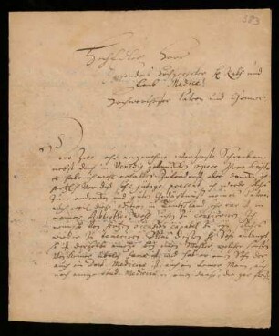 Brief von Friedrich Hoffmann an Johann Dolaeus