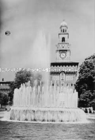 Das Castello Sforzesco in Mailand