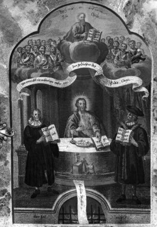Abendmahl, Christus zwischen Luther und Zwingli