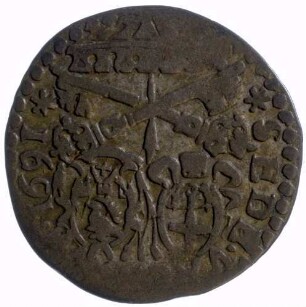 Münze, 2 Baiocchi, 1691
