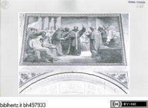 Szenen aus dem Leben des heiligen Augustinus, Augustinus disputiert mit dem Gelehrten