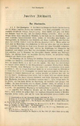 Zweiter Abschnitt. Das Staatswesen