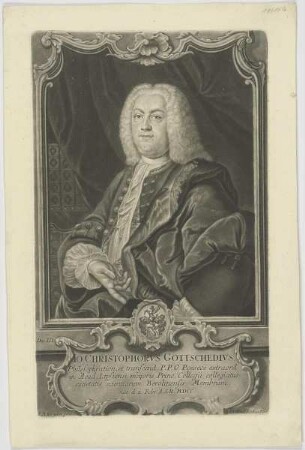 Bildnis des Io. Christophorvs Gottschedivs