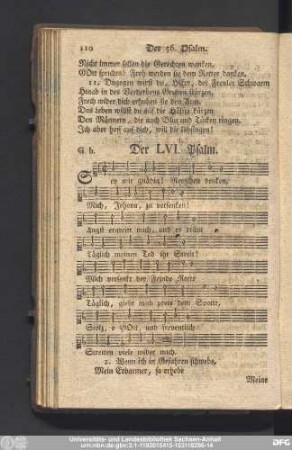 Der LVI. Psalm.