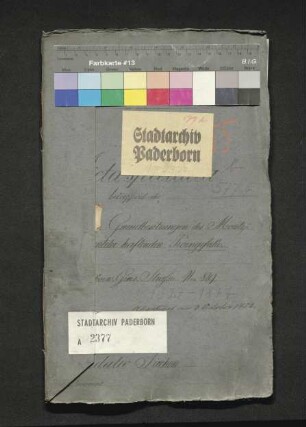 Auf den Grundbesitzungen des Moritz Benteler nun Heinrich Rempe haftenden Korngefälle aus der Giersstraße Nr. 829 an die Stiftung Siechen