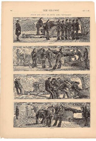 The British Navy in 1871, Heavy Gun Drill on Board H.M.S. "Excellent"