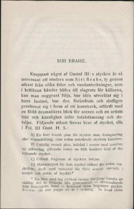 Siri Brahe.