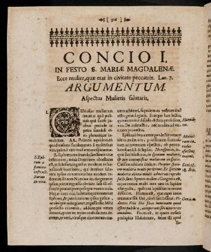 326-355, Concio I. - Concio III.