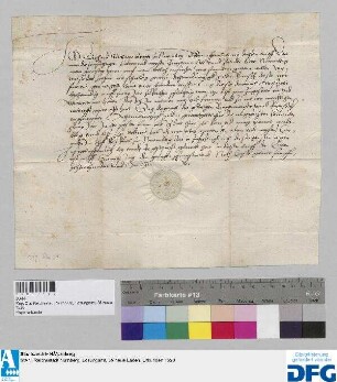 Linhard Mecherer, Bürger zu Nürnberg, quittiert der Stadt Nürnberg über 48 fl. Gewartgeld.