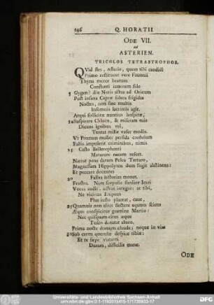 Ode VII. ad Asterien.