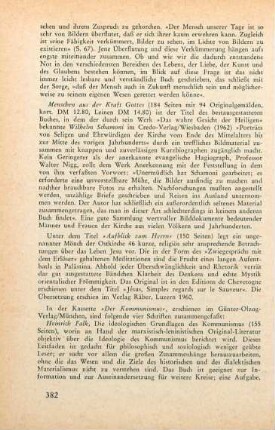 382-383 [Rezension] Falk, Heinrich, Die ideologischen Grundlagen des Kommunismus