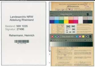 Entnazifizierung Heinrich Rehermann , geb. 17.06.1899 (Kaufmaennischer Angestellter)
