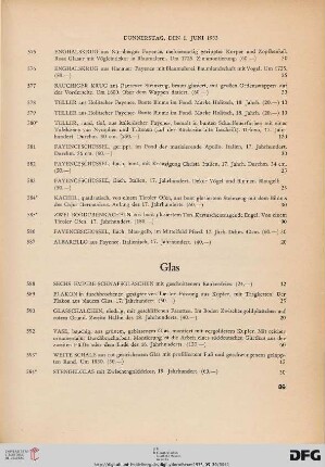 Glas (Nr. 588-603)