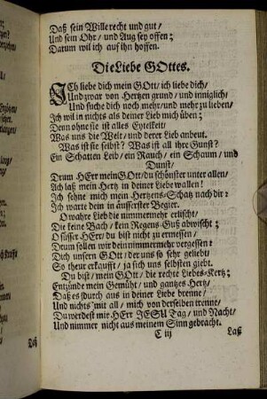 Die Liebe GOttes