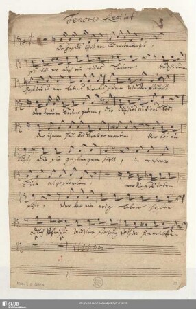 Tenore Recitat[ivo]. [nur Rezitativ]