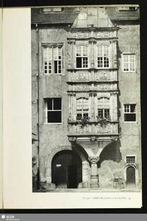 Torgau · Schloß Hartenfels, Erker im Hof