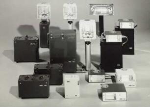 Braun Blitzgerätesortiment der Braun Gestaltungsabteilung