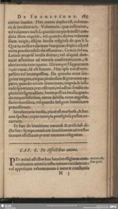 Cap. X. De Affectibus animi