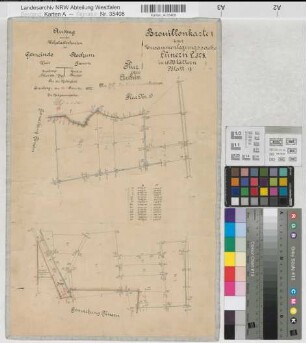 Lünern (Unna), Zusammenlegung Lünern, Bl.13 Brouillonkarte 1 Stockum Flur 1