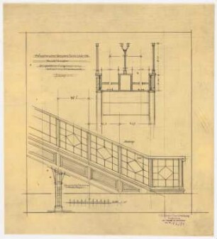 Warenhaus Wertheim, Rosenthaler Straße/Sophienstraße, Berlin Erweiterungsbau: Rolltreppe, 1:15