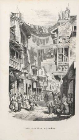Vieille rue de Chine, à Quang-Tong