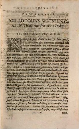 Pro graeca et genuina Linguae graecae pronunciatione contra novam atque a viris doctis passim propugnatam pronunciandi rationem orationes apologeticae : Accedunt eiusdem orationis de federibus, de fide Helvetica, de exilii miseria et solatio