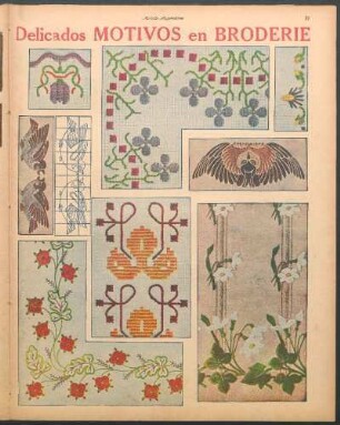 Delicados motivos en broderie [Motivos en broderie]