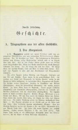 A. Biographieen aus der alten Geschichte