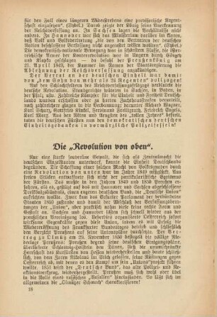 Die "Revolution von oben"
