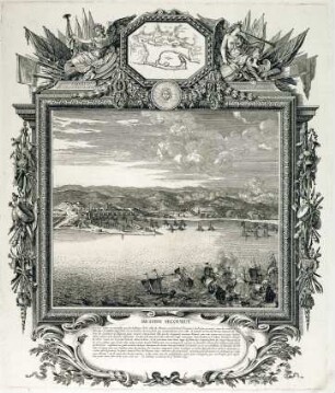 WHK 4 Französisch-Holländischer Krieg von 1672-1678: Abbildung der Schlacht bei Messina, 11. Februar 1675